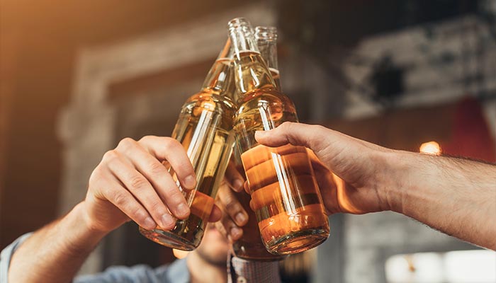 Cheers to ice cold import and domestic beer bottles at Crestview's favorite restaurant and bar Samuel's Roadhouse